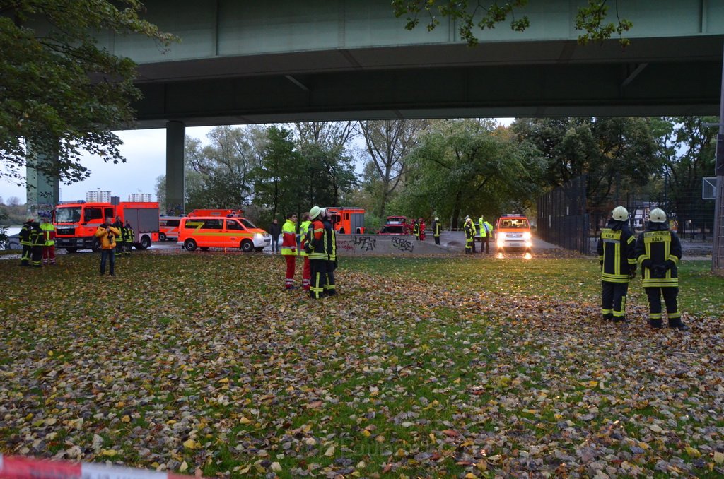 Einsatz BF Hoehenretter Koelner Seilbahn Hoehe Zoobruecke P2192.JPG